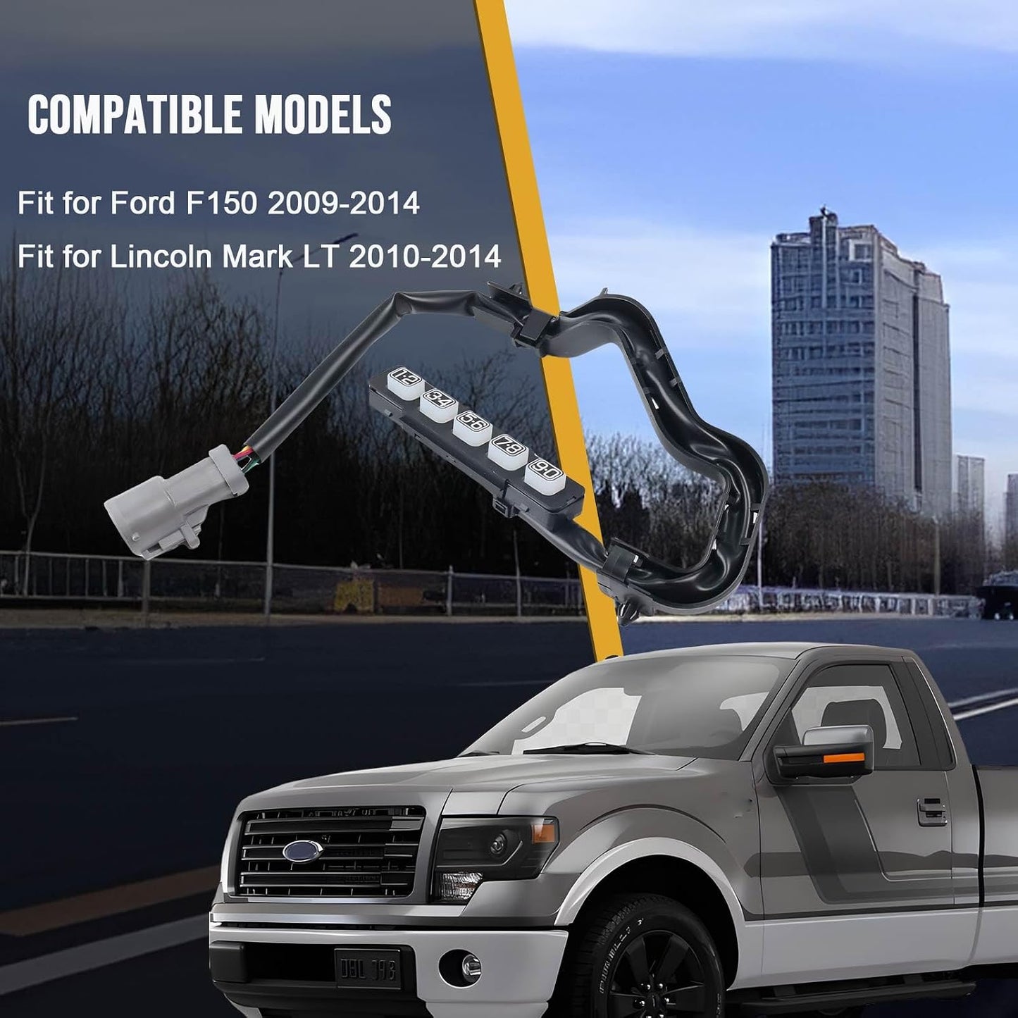 Actuador teclado puerta Ford F150 09-14 izq conductor