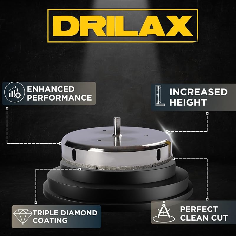 Broca sierra diamante 5pulg para azulejos granito