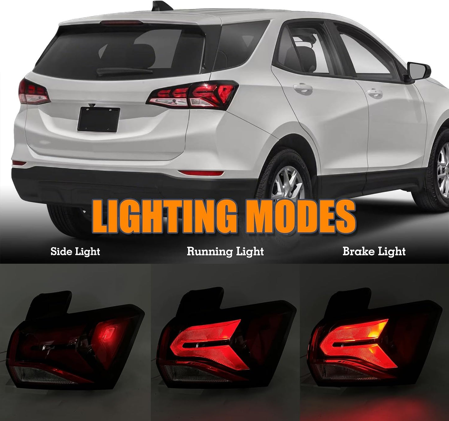 Luz trasera halógeno Chevy Equinox 22-23 lado pasajero