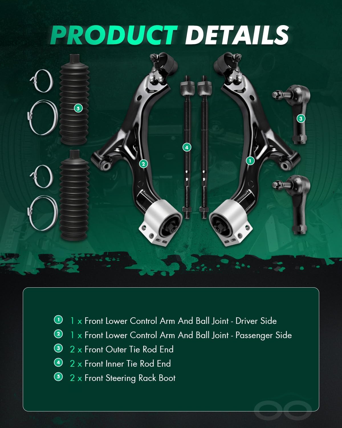 Kit suspensión delantera Chevy Equinox 05-09