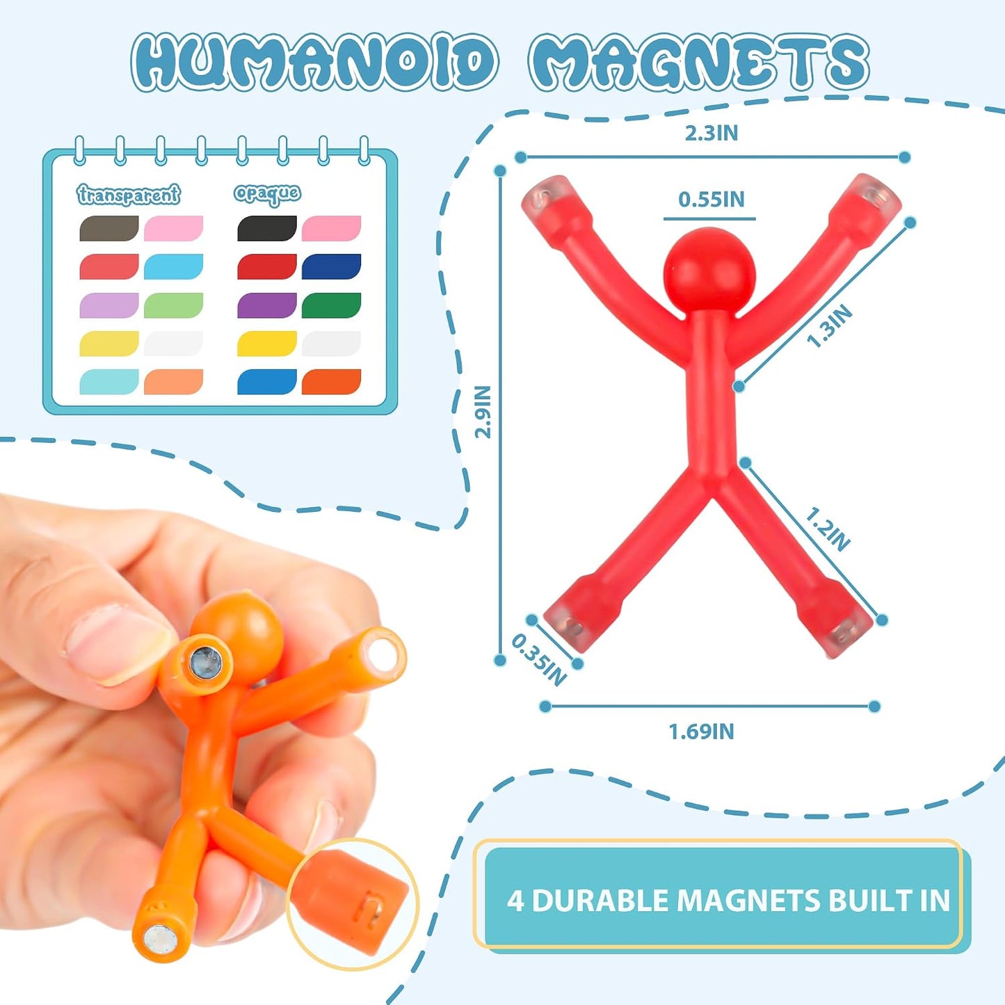 30 Pzas Juguetes Magnéticos para Refrigerador Niños