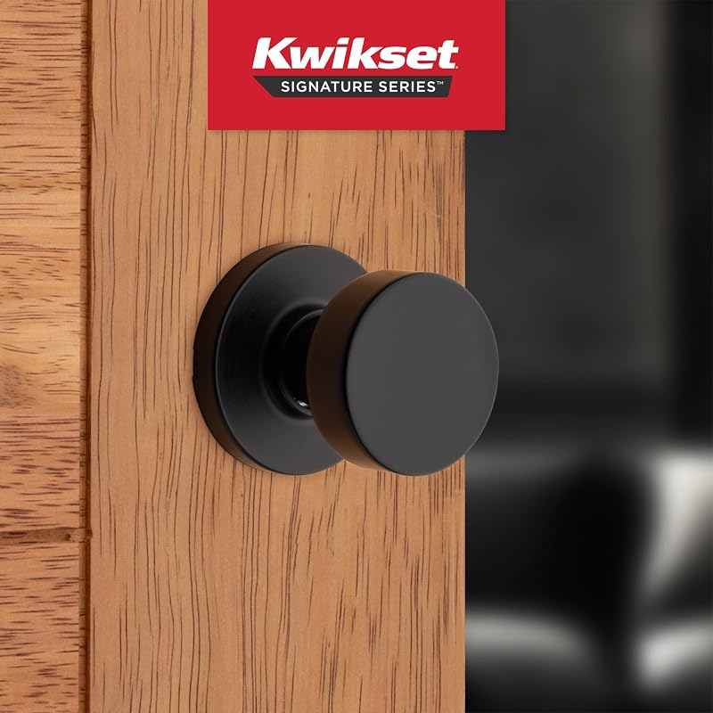 Pomo puerta interior sin bloqueo negro mate pack 4