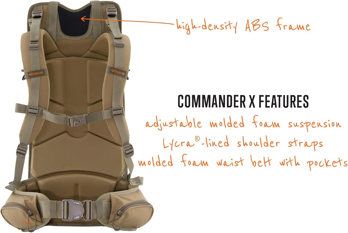 Pack Frame Extreme Commander X Coyote Marrón