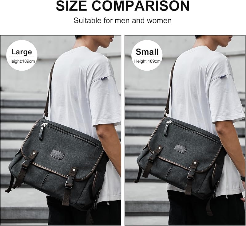 Bolso mensajero hombre impermeable satchel