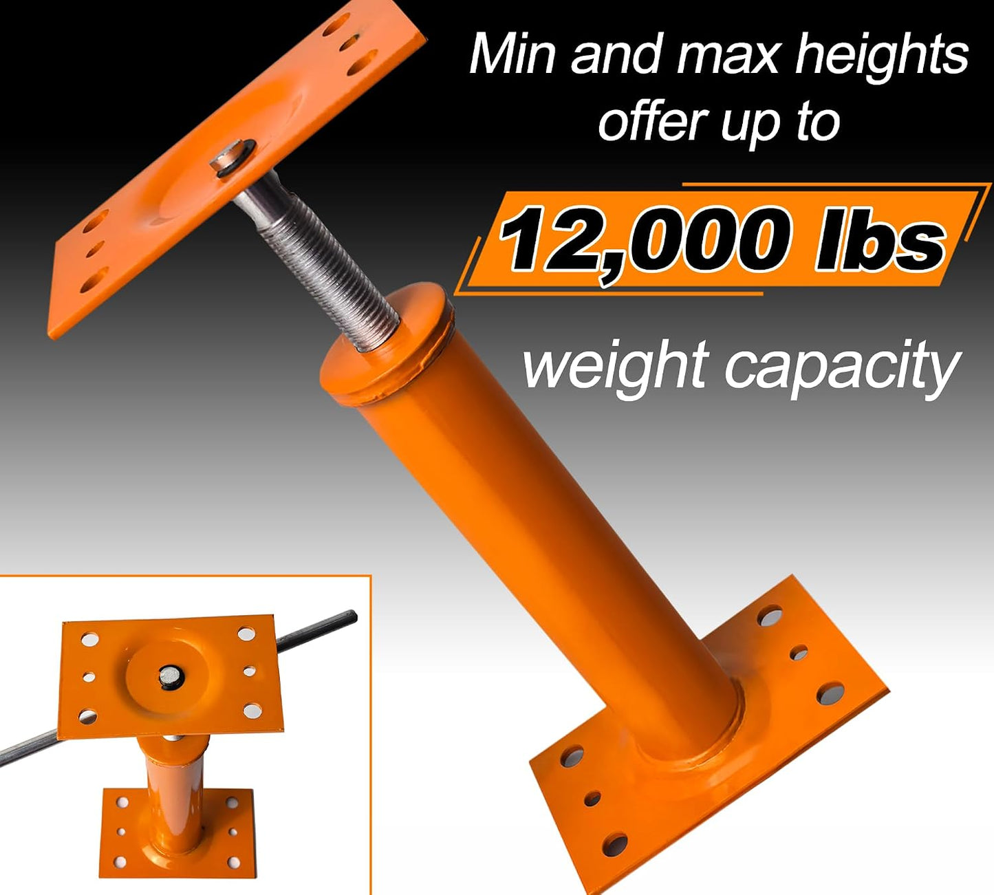 Gato piso resistente 11-16" carga 3-5 toneladas