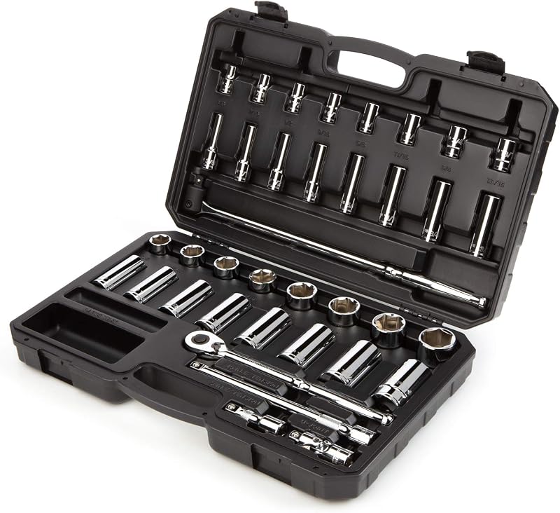 Set trinquete 6 puntos 1/2" 37pzas