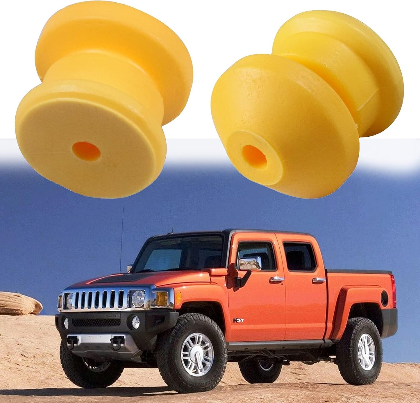 2 Parachoques suspensión delantera Hummer H3 06-10