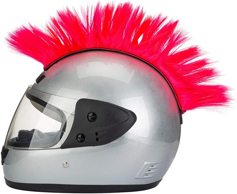 Pelucas mohawk para casco motociclista ciclismo patineta