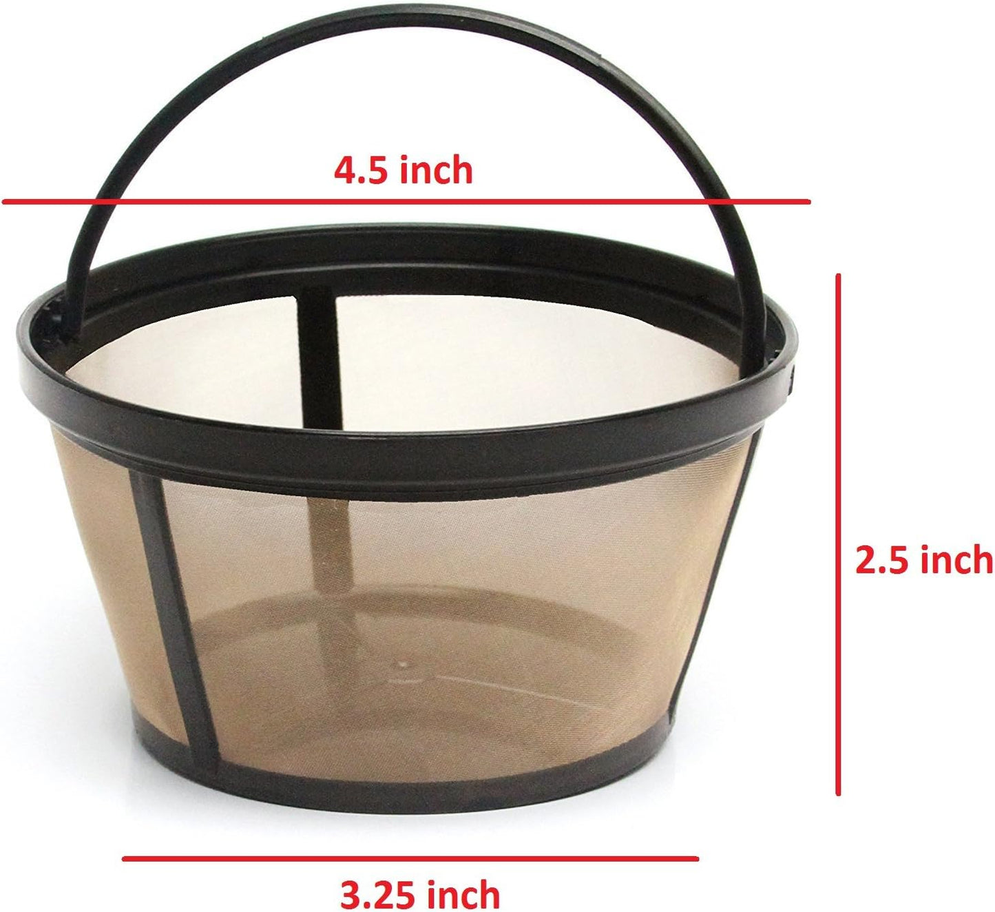 Filtro café reutilizable 8-12 tazas comp Mr. sin BPA pack 2