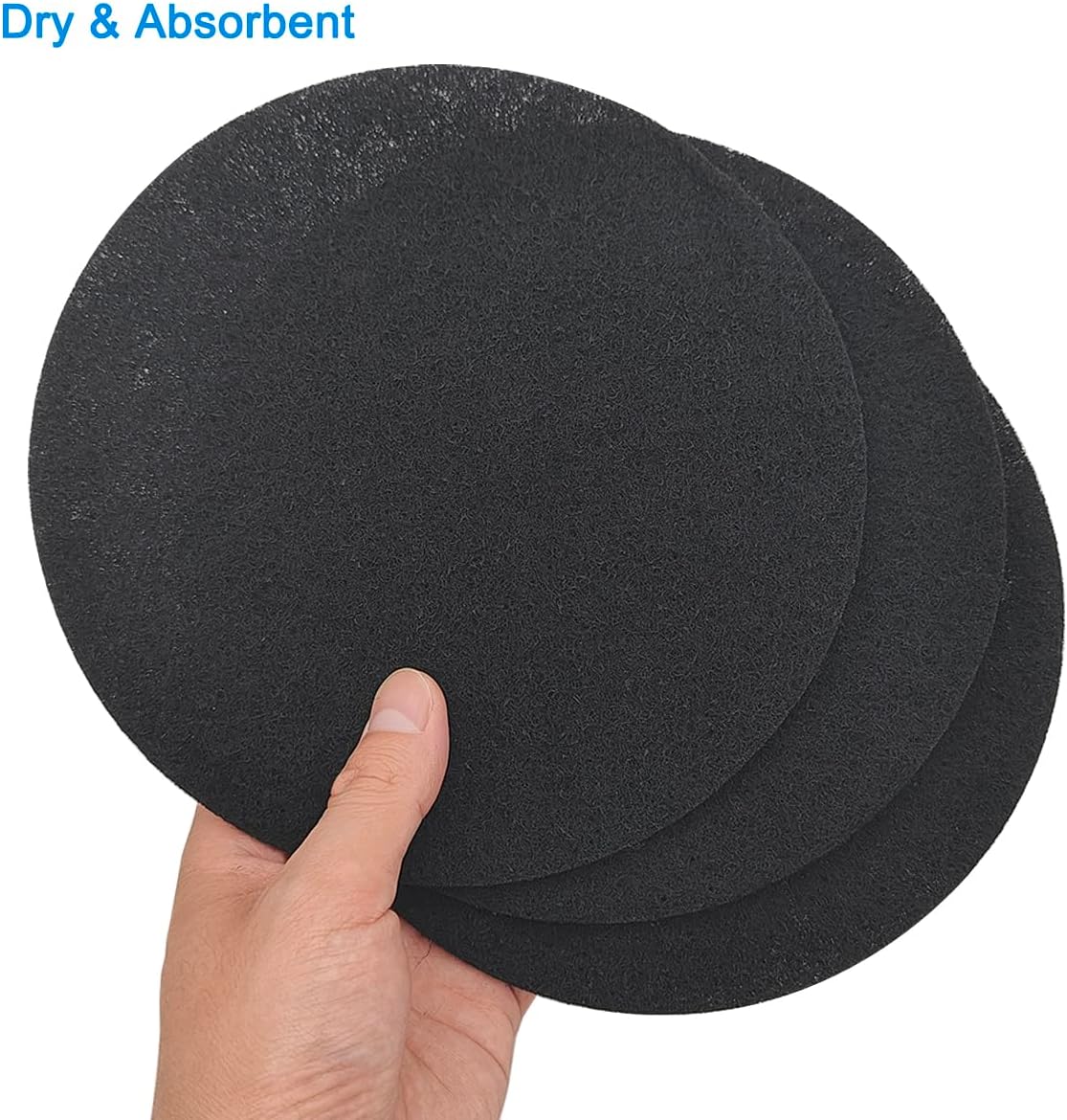 3 Cubos Basura 7.25" Filtro Carbón Absorbente Olores