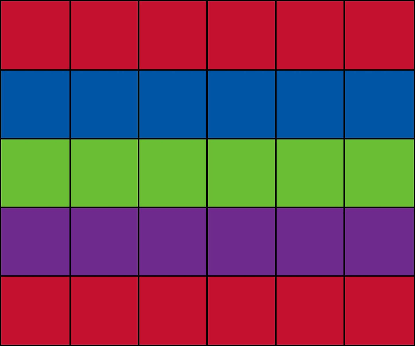 Alfombra nailon 12x10ft 30 bloques asiento múltiple