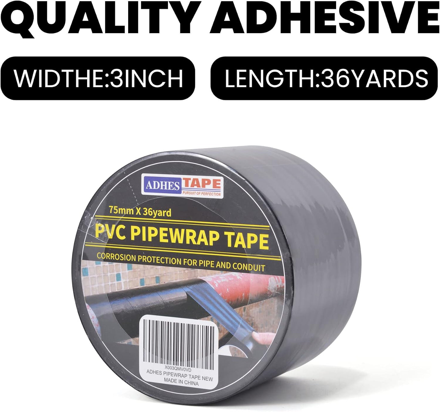 Cinta PVC anti corrosión para tuberías exterior