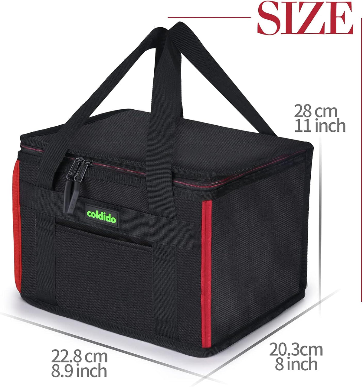 Bolsas aisladas reutilizables para alimentos con cremallera