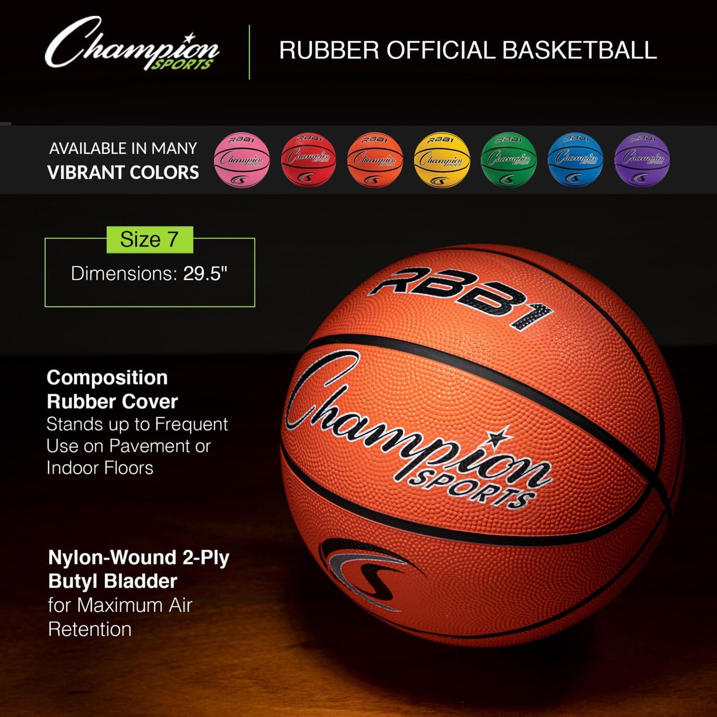 Balones de baloncesto duraderos para interior y exterior