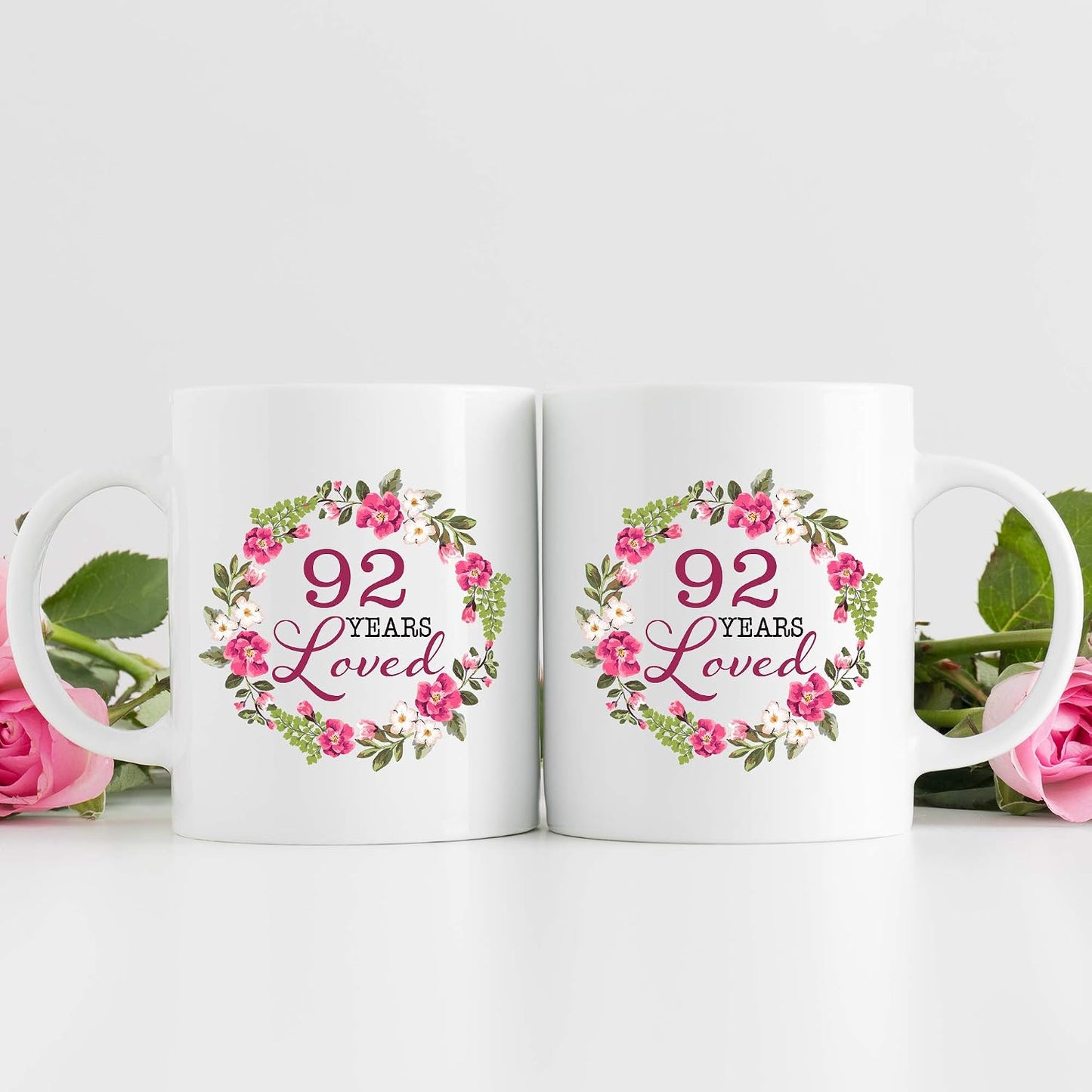 Taza café 11oz regalo 92 años mujer abuela mamá