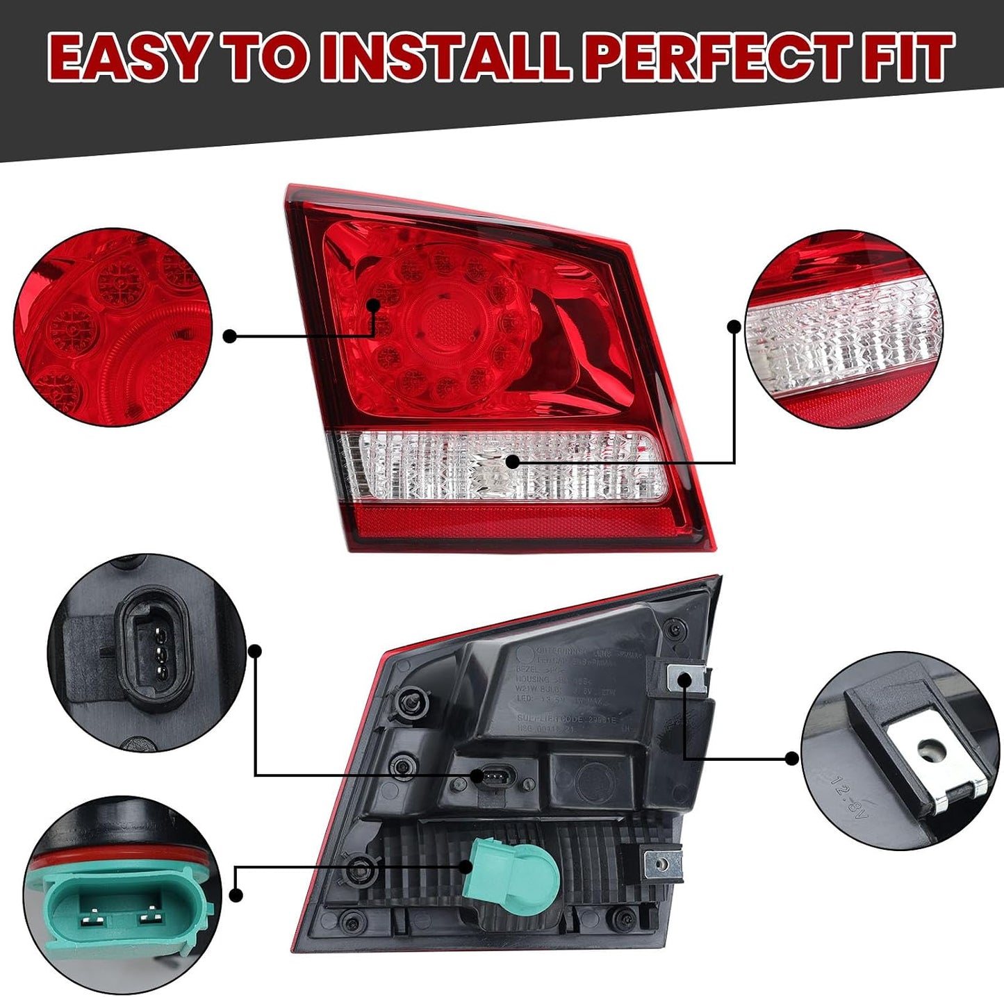 Luz trasera LED interior Dodge Journey lado izquierdo