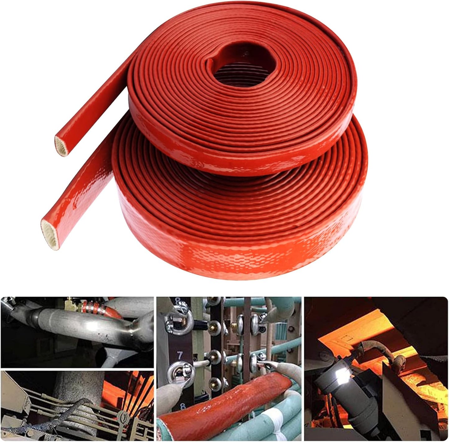 Aislamiento térmico fibra vidrio para mangueras cables