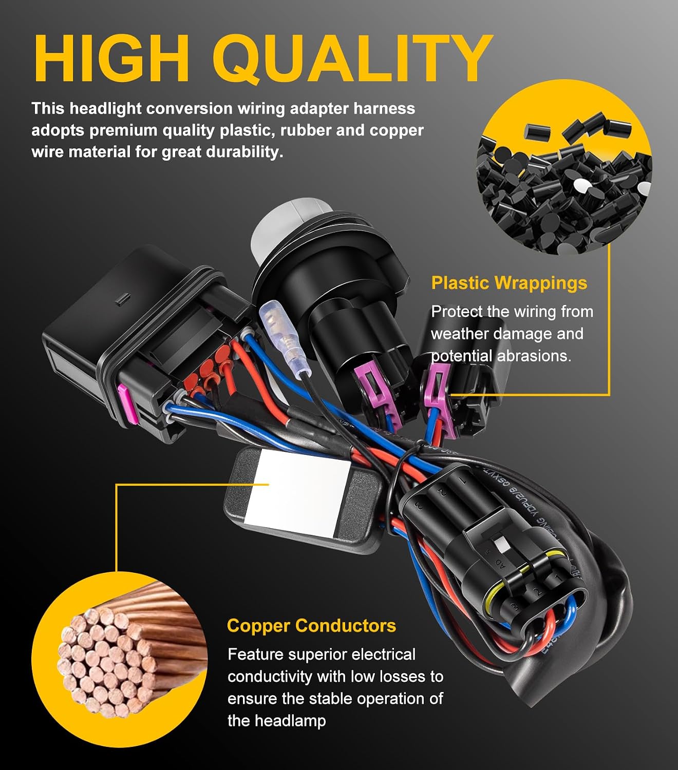 Kit ensamblaje arnés conversión faros Ram 2018 pack 2