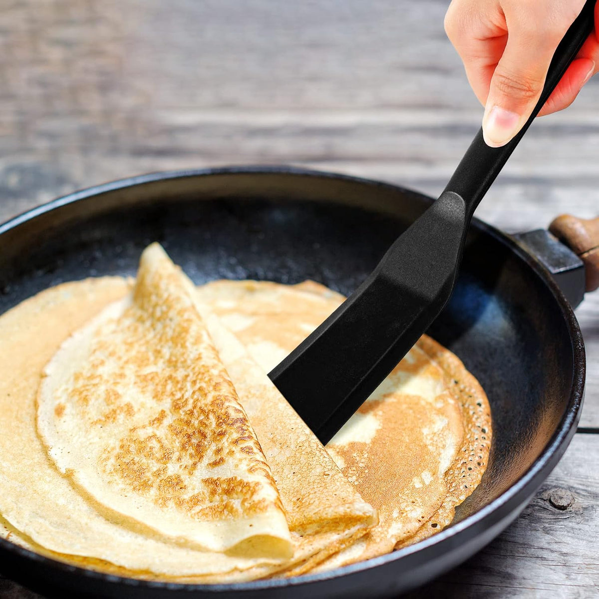 Espátula silicona crepé antiadherente para tortilla y panqueque