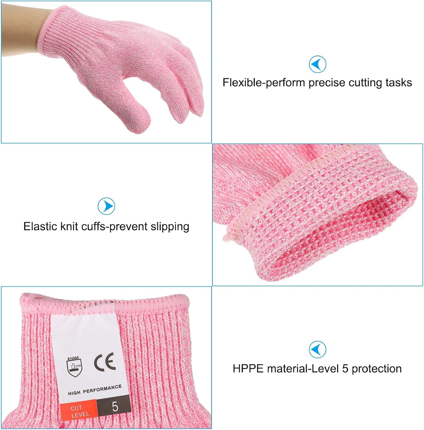 Guantes anti corte nivel 5 para tallado madera