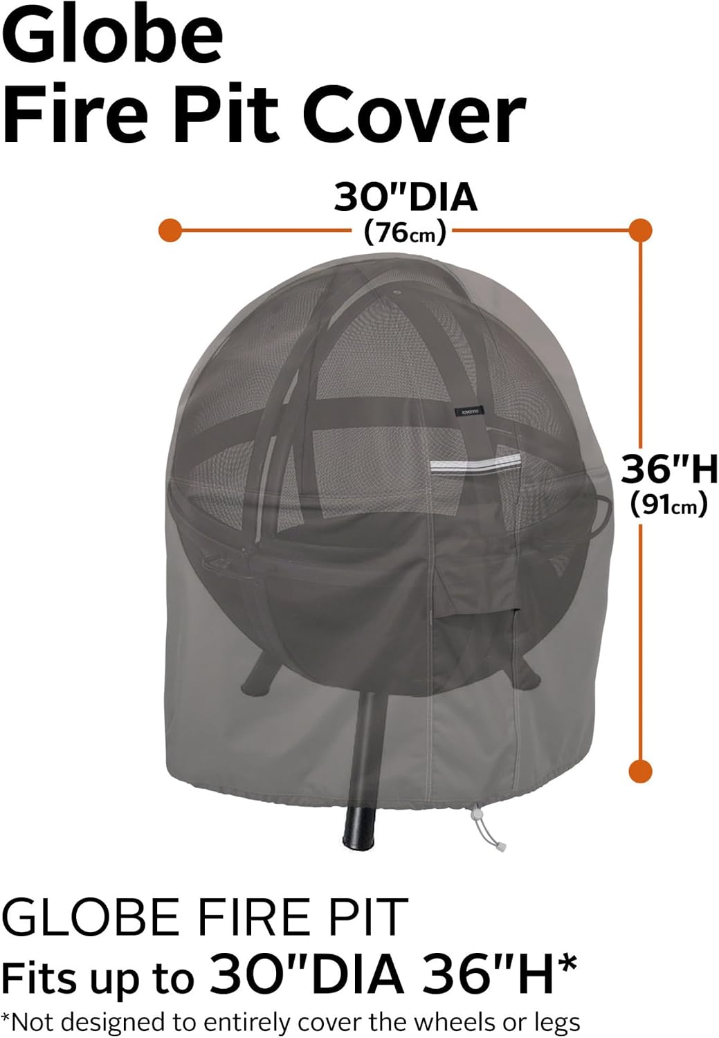 Cubierta hoguera 30pulg resistente al agua