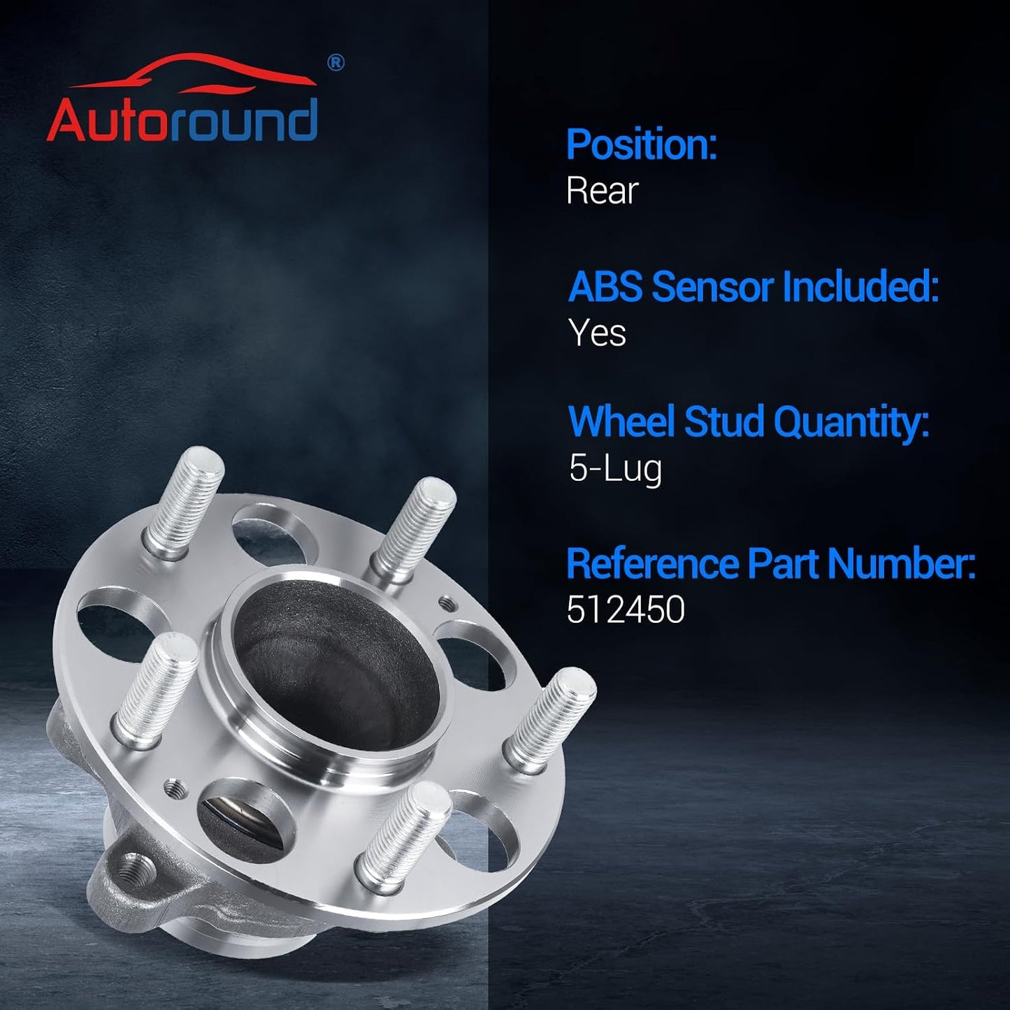 Cojinete rueda trasera y cubo comp Honda Civic 13-15