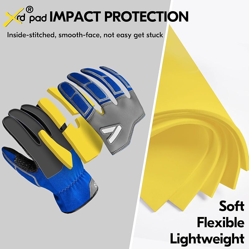 Guantes trabajo cuero protección espinas pantalla táctil