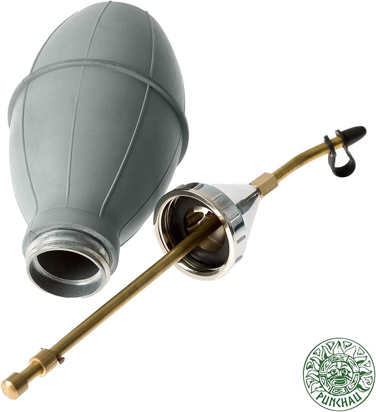 Dispensador polvo diatomeas tubo plástico jardinería
