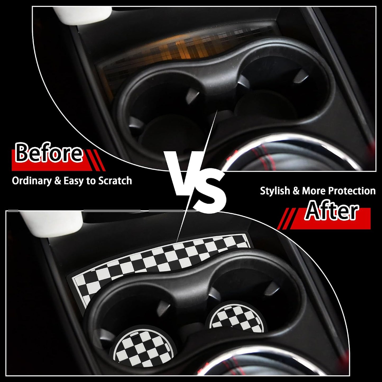 Portavasos silicona Mini Cooper F60 17-23 consola central
