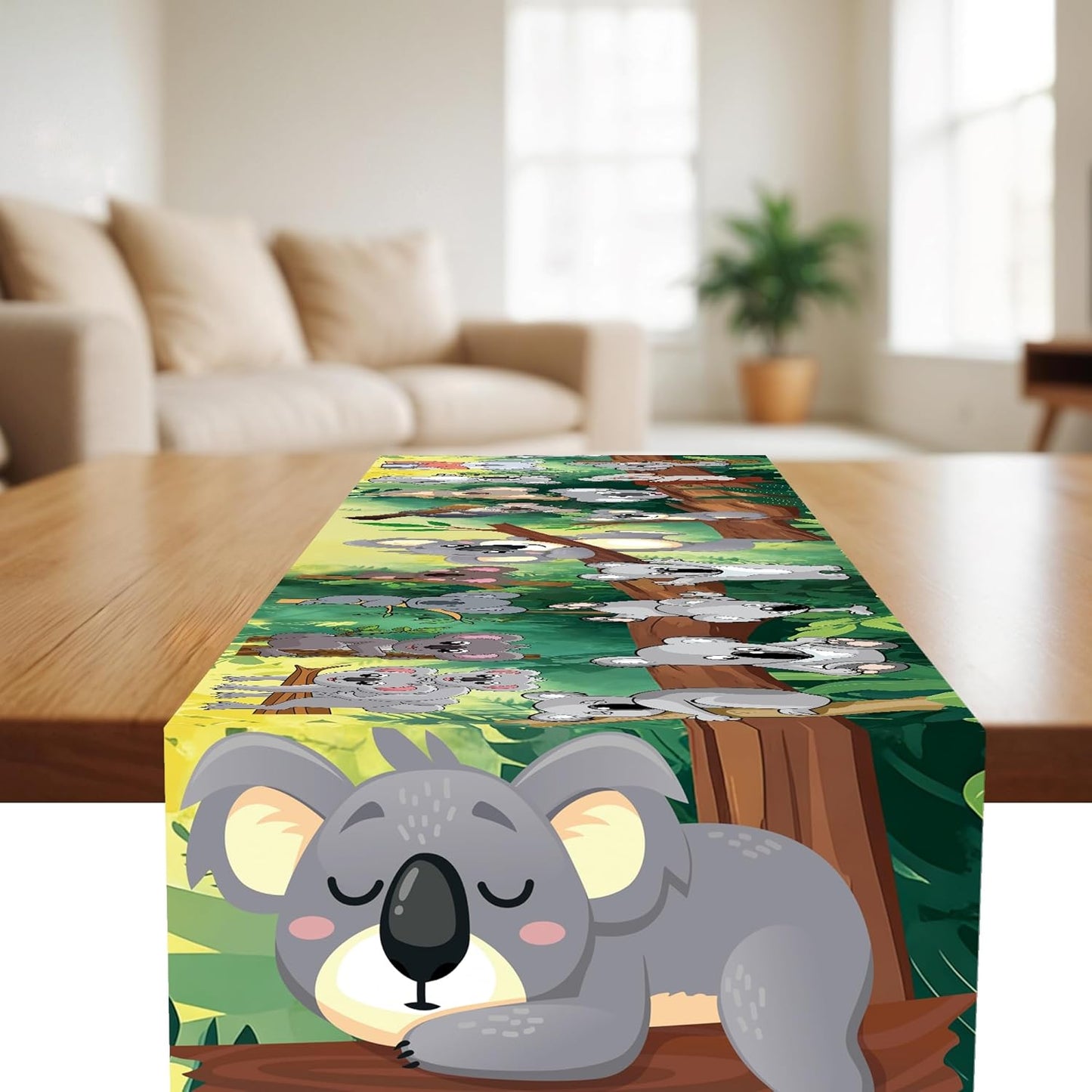 Pack 2 Camino Mesa Koala Decoración Cumpleaños Bodas