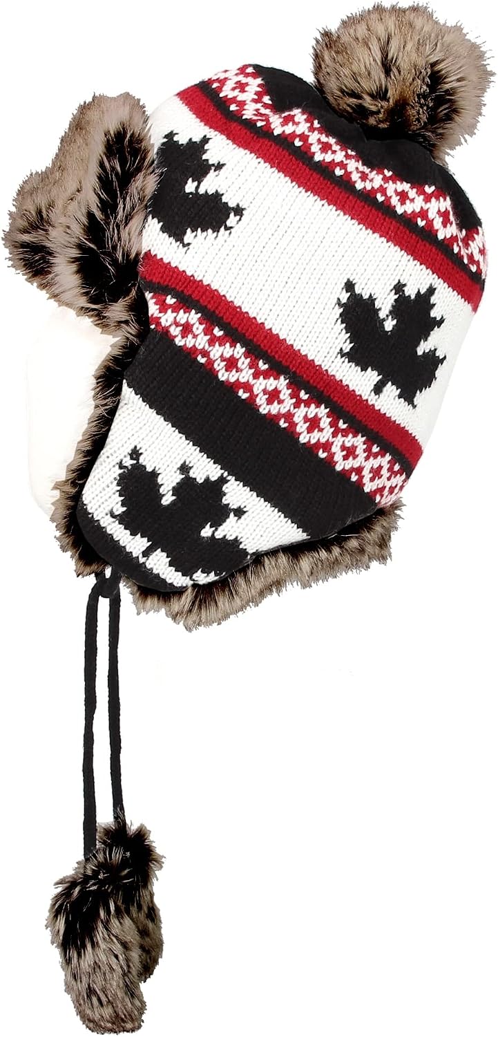 Gorro lana Fair Isle con orejeras FZ70021