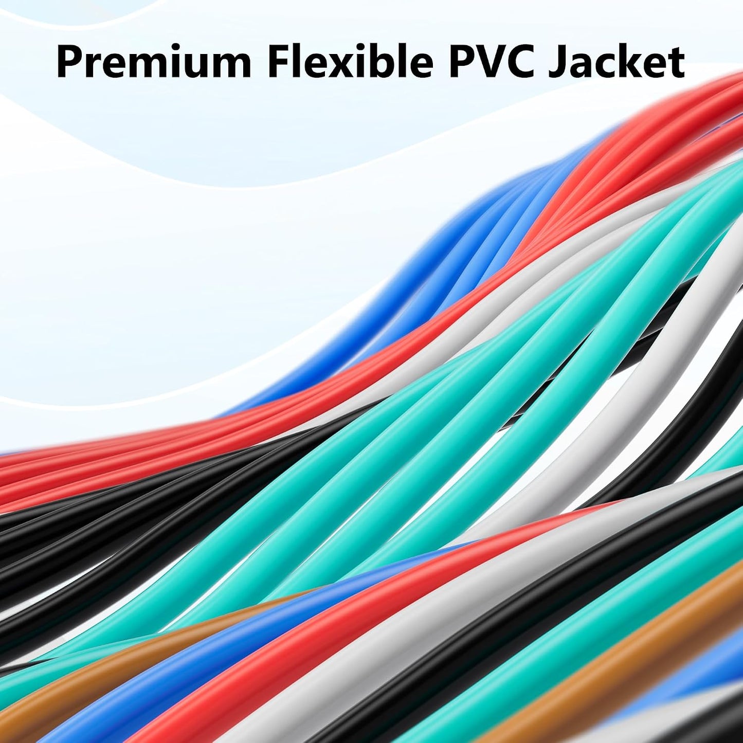 Cable automotriz 14 AWG CCA 35pies rojo/negro paquete 2