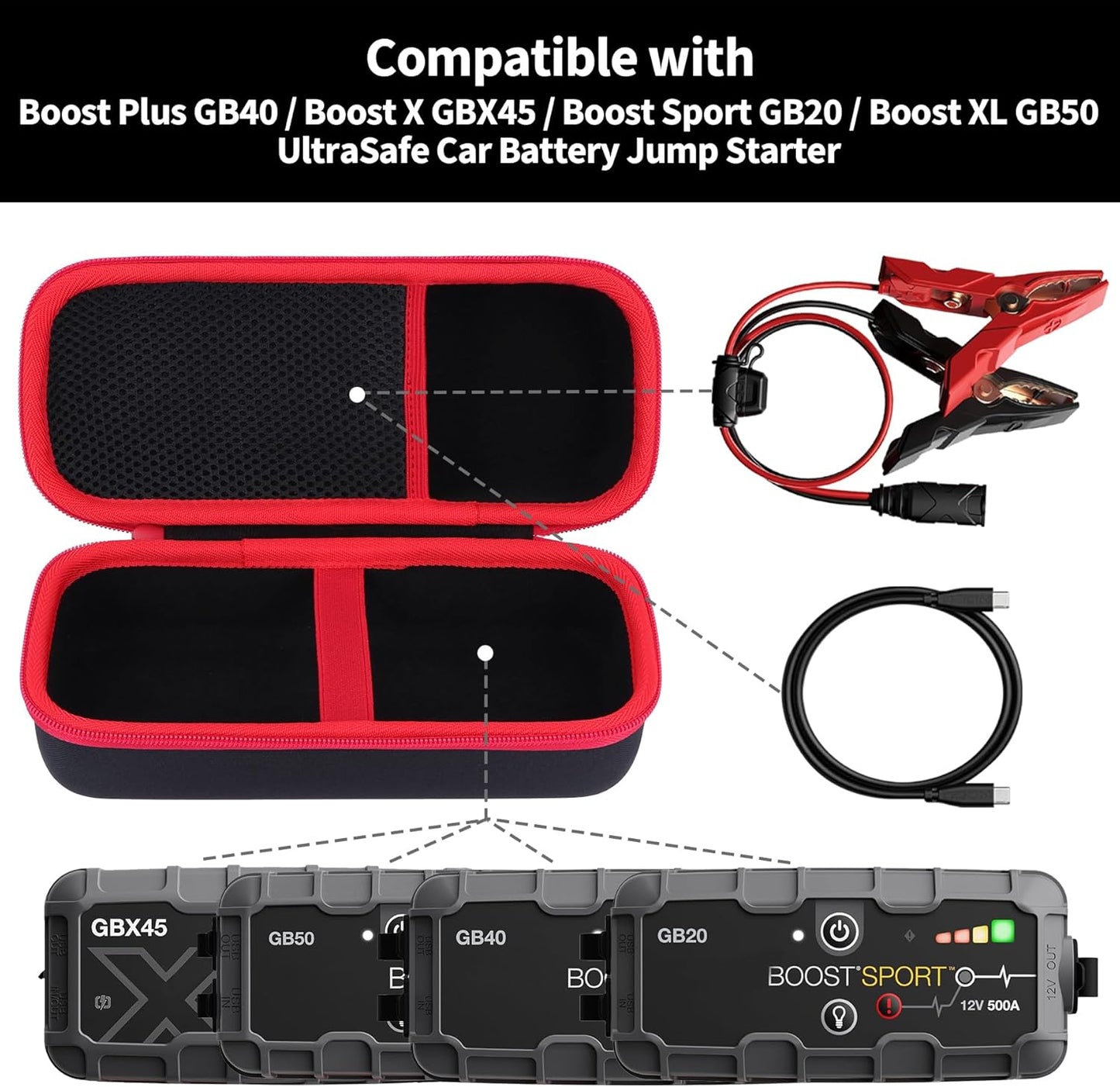 Funda almacenamiento comp Boost Plus GB40 GBX45 GB20 GB50