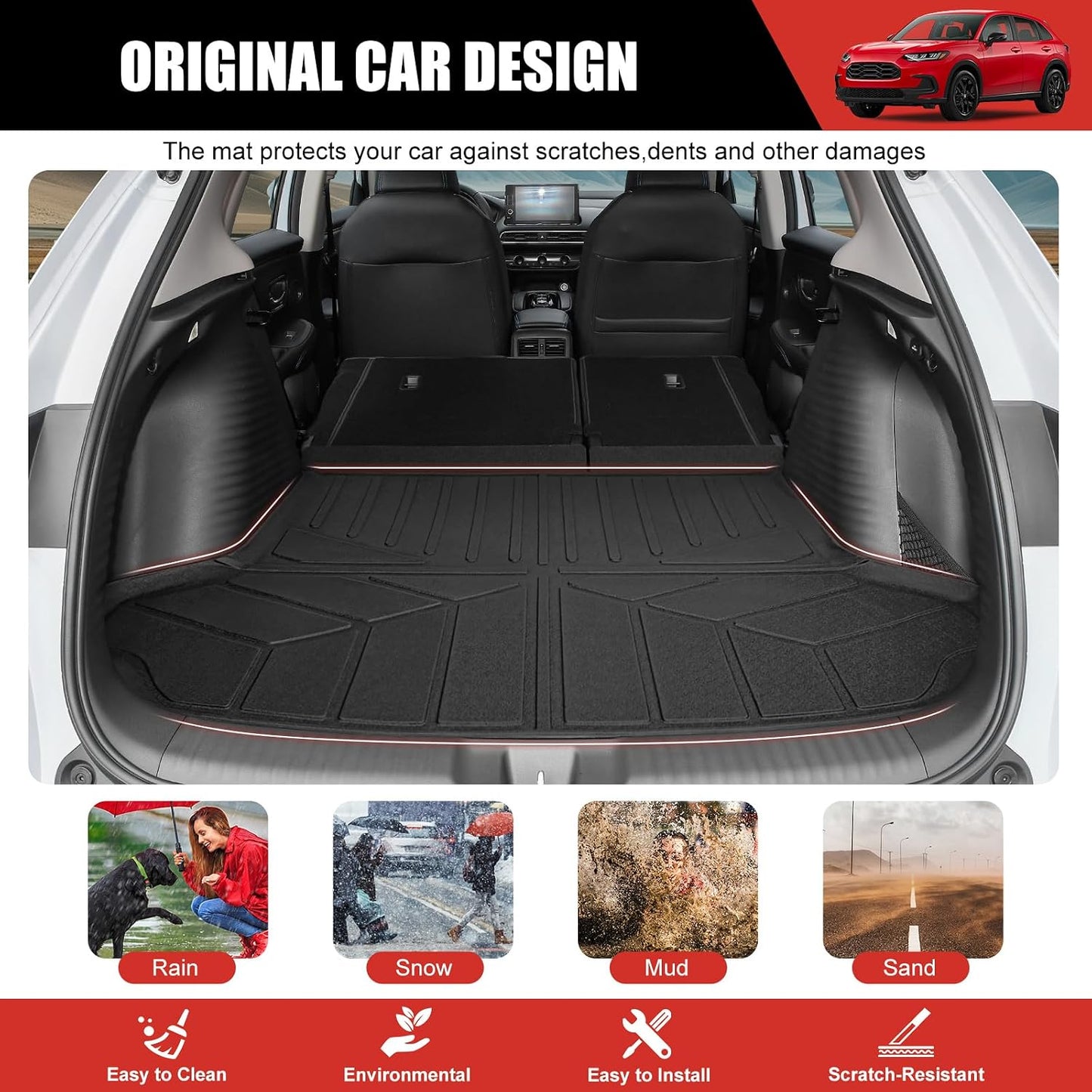 Alfombrilla carga TPE para Honda HRV 2023-25