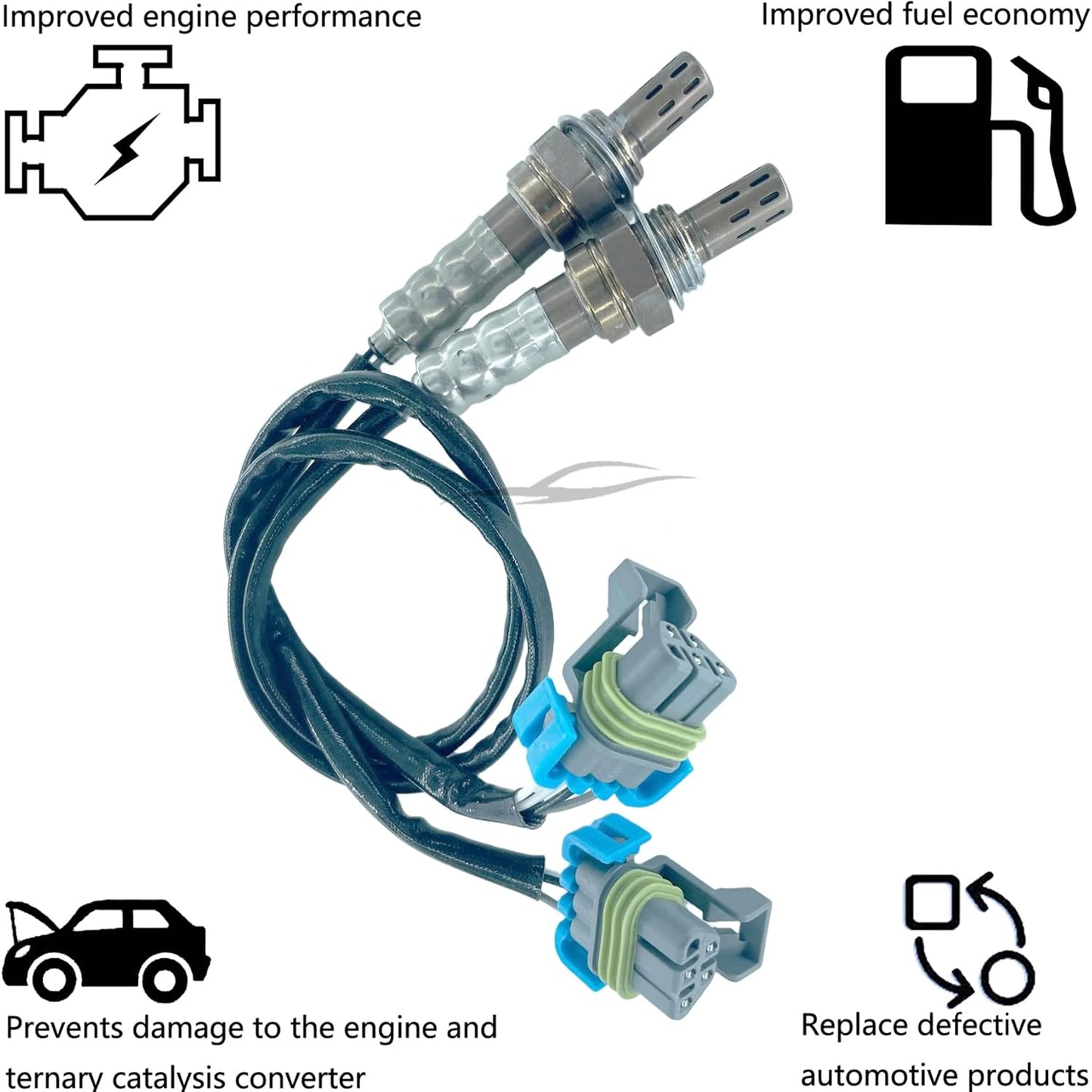 2 Sensores O2 Delanteros Comp Chevrolet Express 07-15
