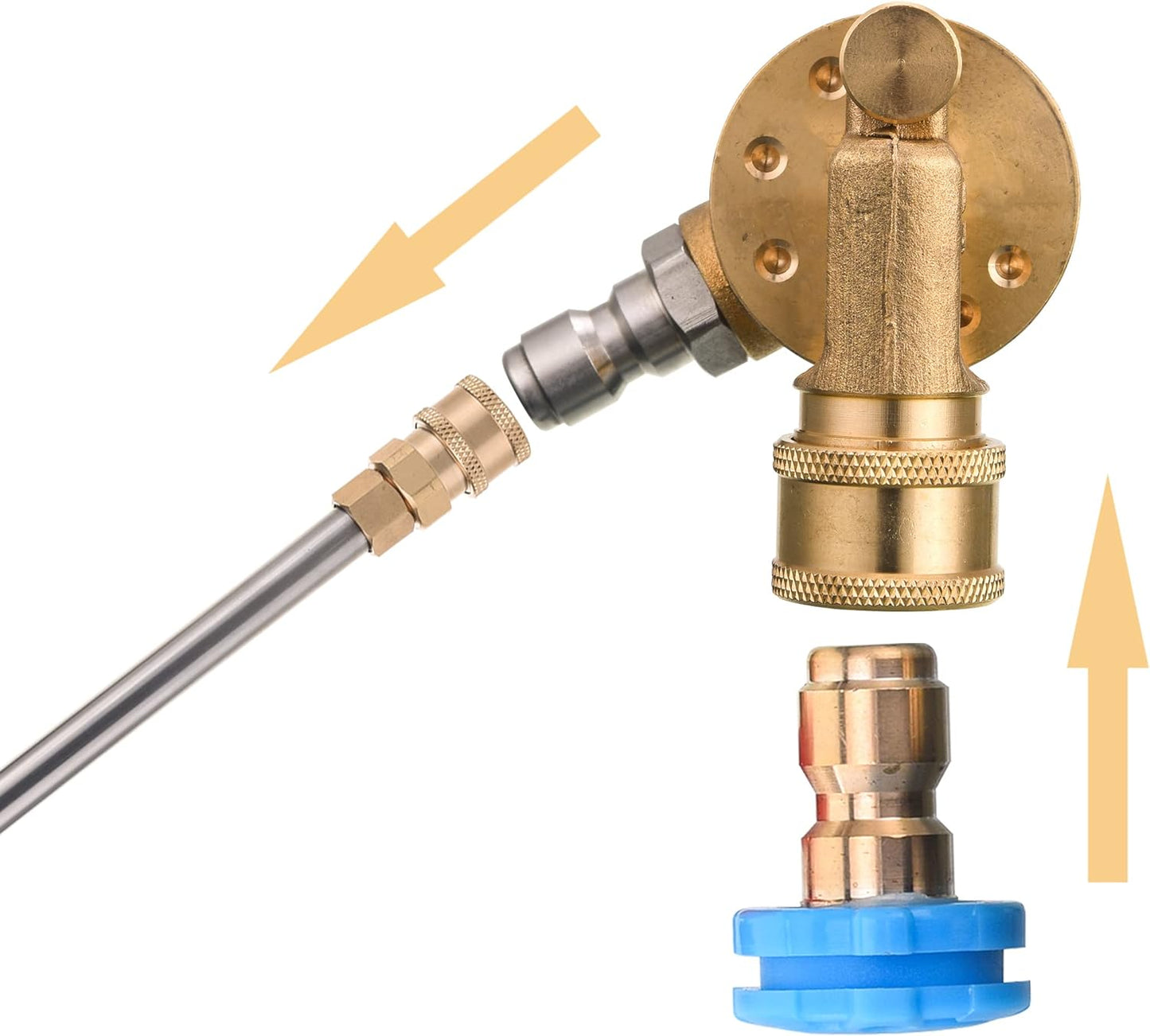 Acoplador pivotante 240 grados para lavadora a presión
