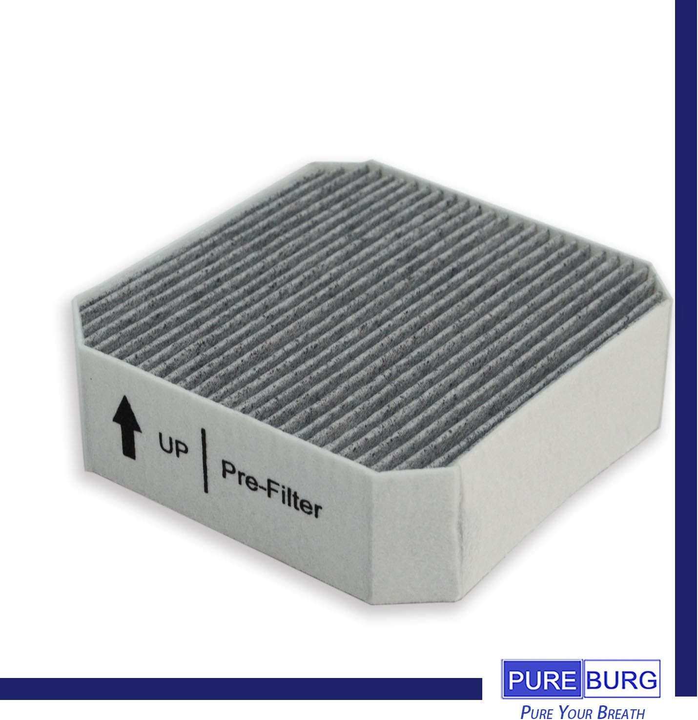 Prefiltro Molekule 2en1 carbón HEPA purificador aire