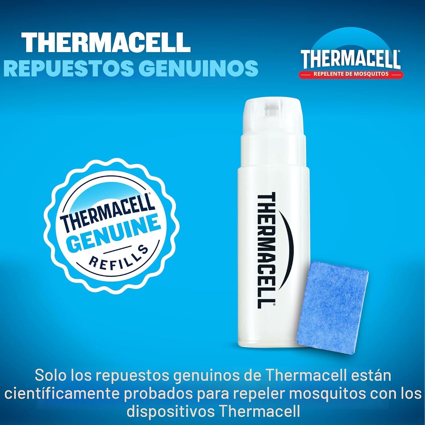 Recambio repelente mosquitos comp 15pies sin espray