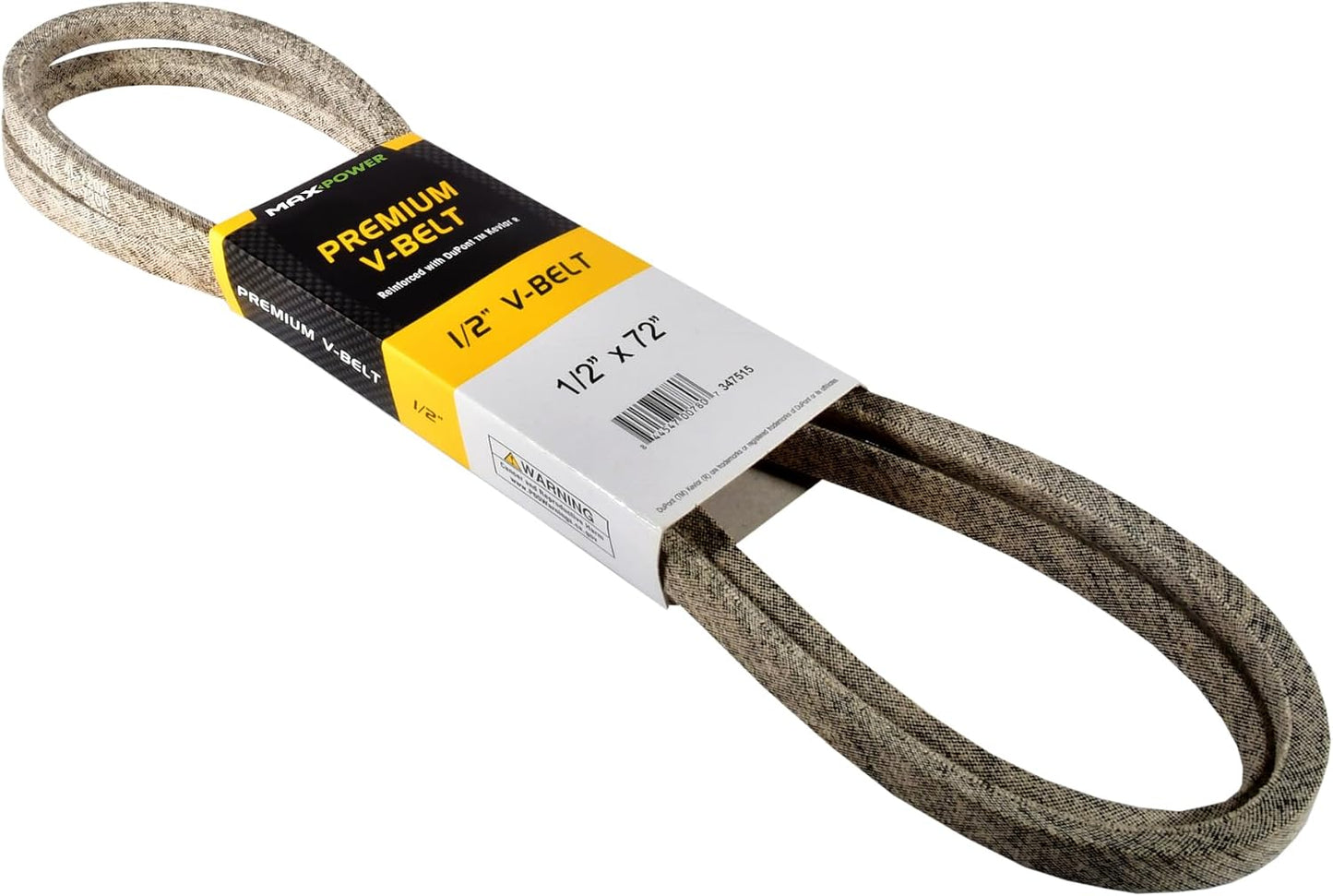 Cinturón reforzado fibra kevlar 1/2x72