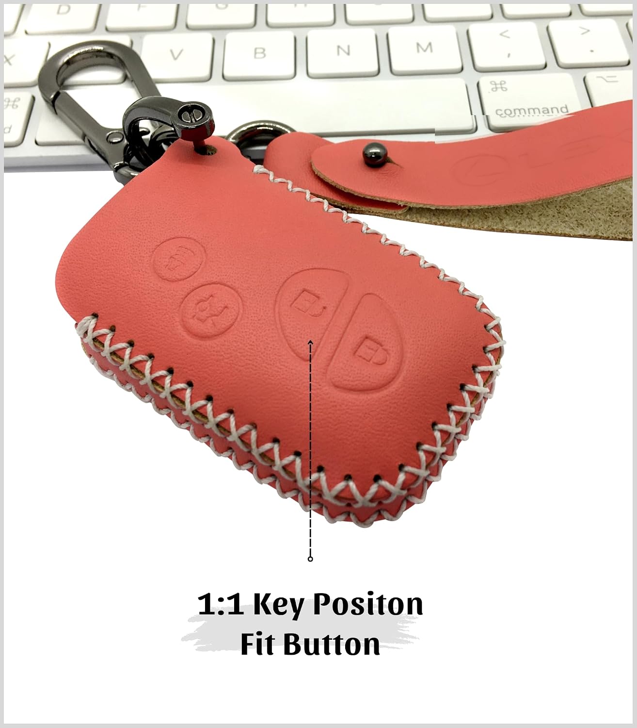 Funda llavero cuero genuino para Lexus Keyless Go