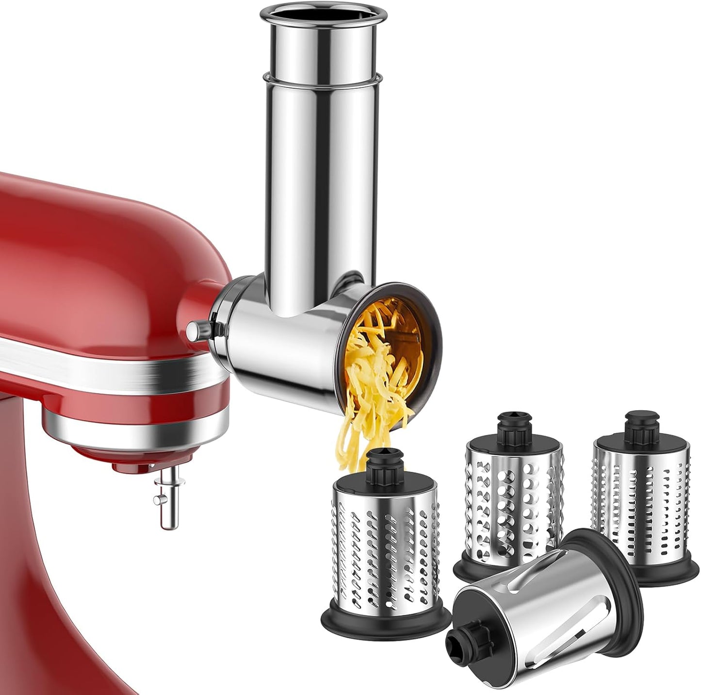 Accesorio cortador acero inox y bowl vidrio para KitchenAid