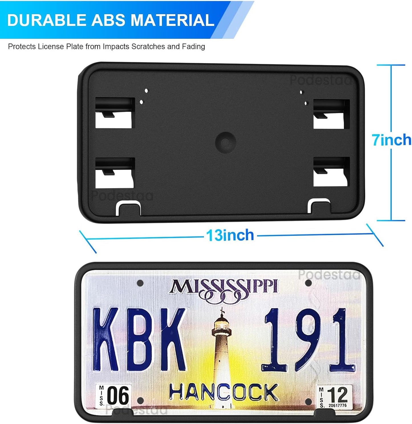Repuesto soporte placa matrícula Ford F 3.3l 5.0l