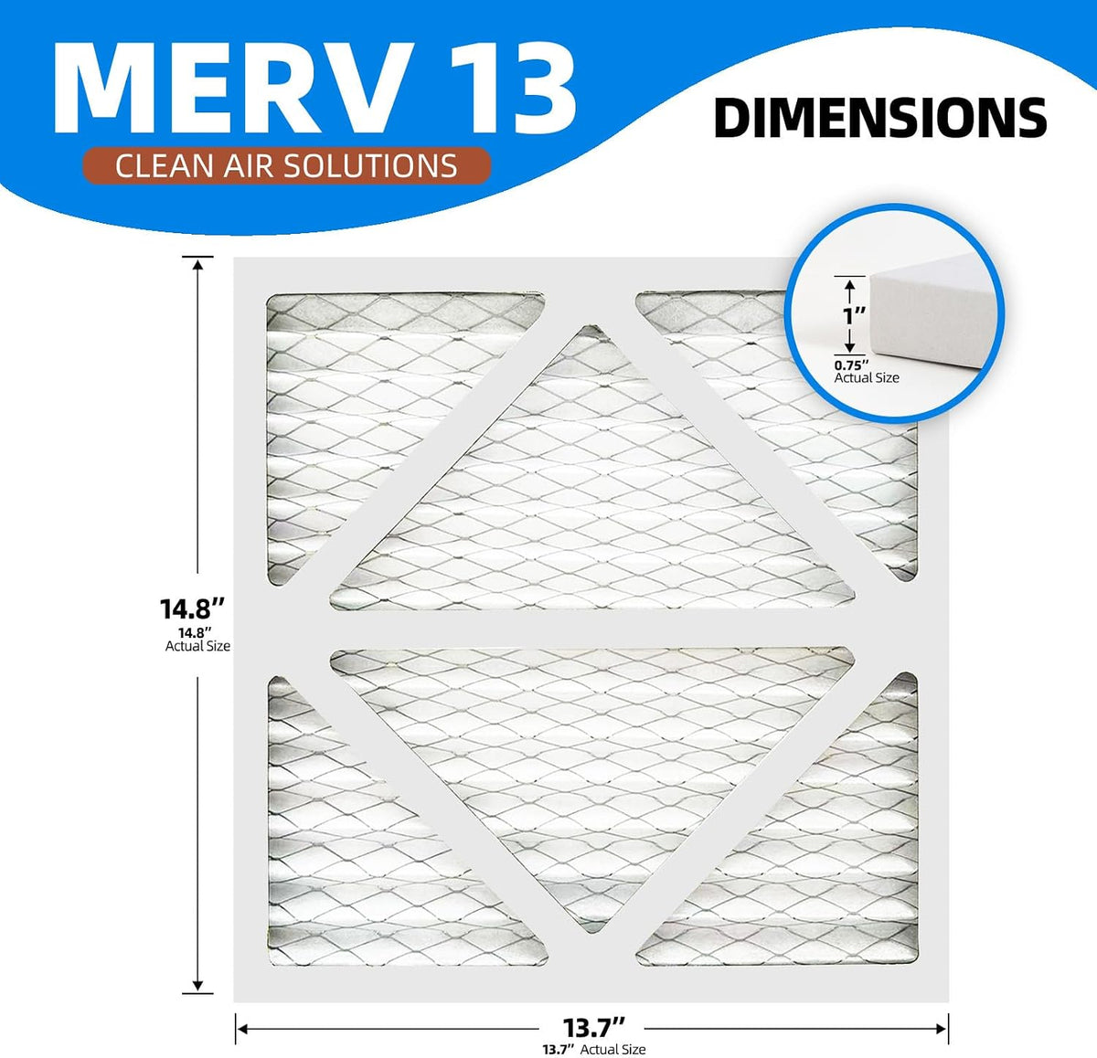 6 Filtros aire MERV 13 comp AlorAir CleanShield HEPA 550