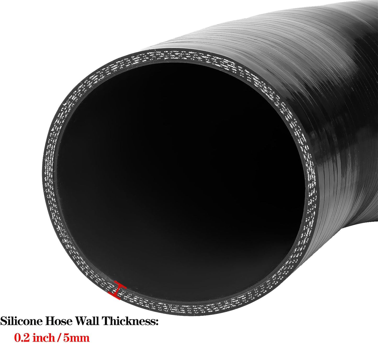 Codo reductor silicona 2.75-3" 90 grados manguera turbo