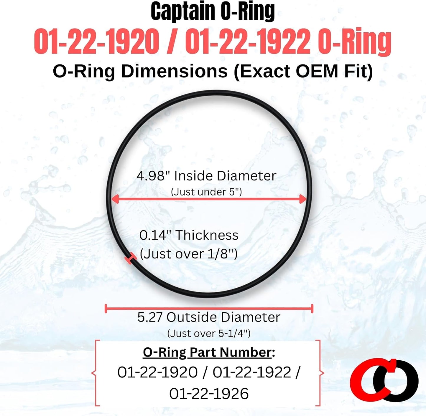 Orings repuesto para comederos King Frog Sani-King