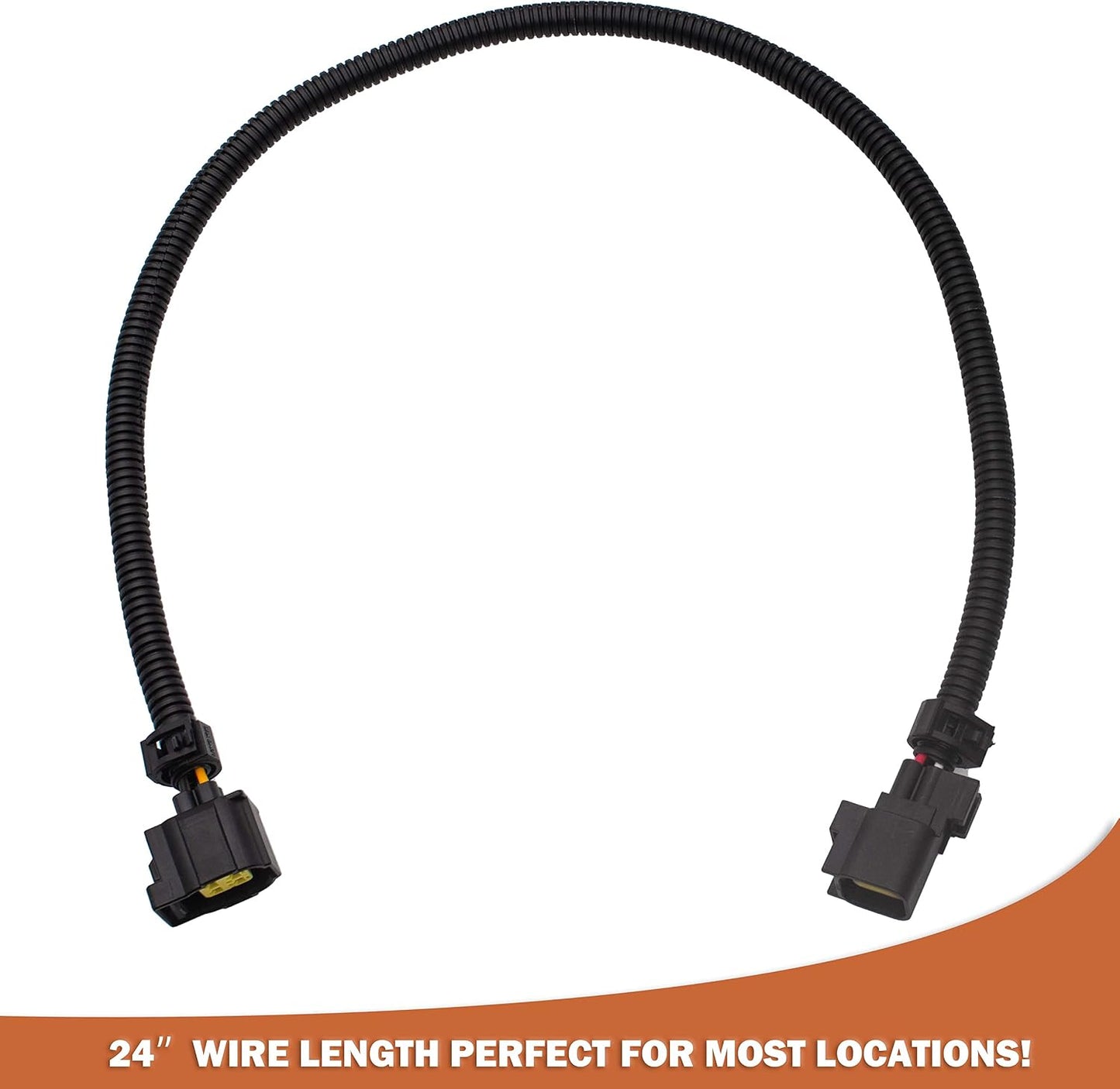 Arnés extensión cable O2 24pulg comp Jeep Dodge Ram Viper 2pzas