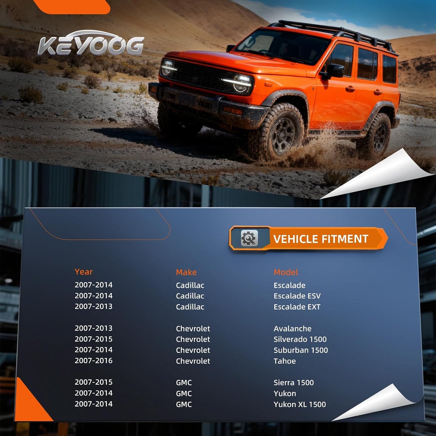 Set 2 Pzas brazo control Cadillac Escalade 07-13