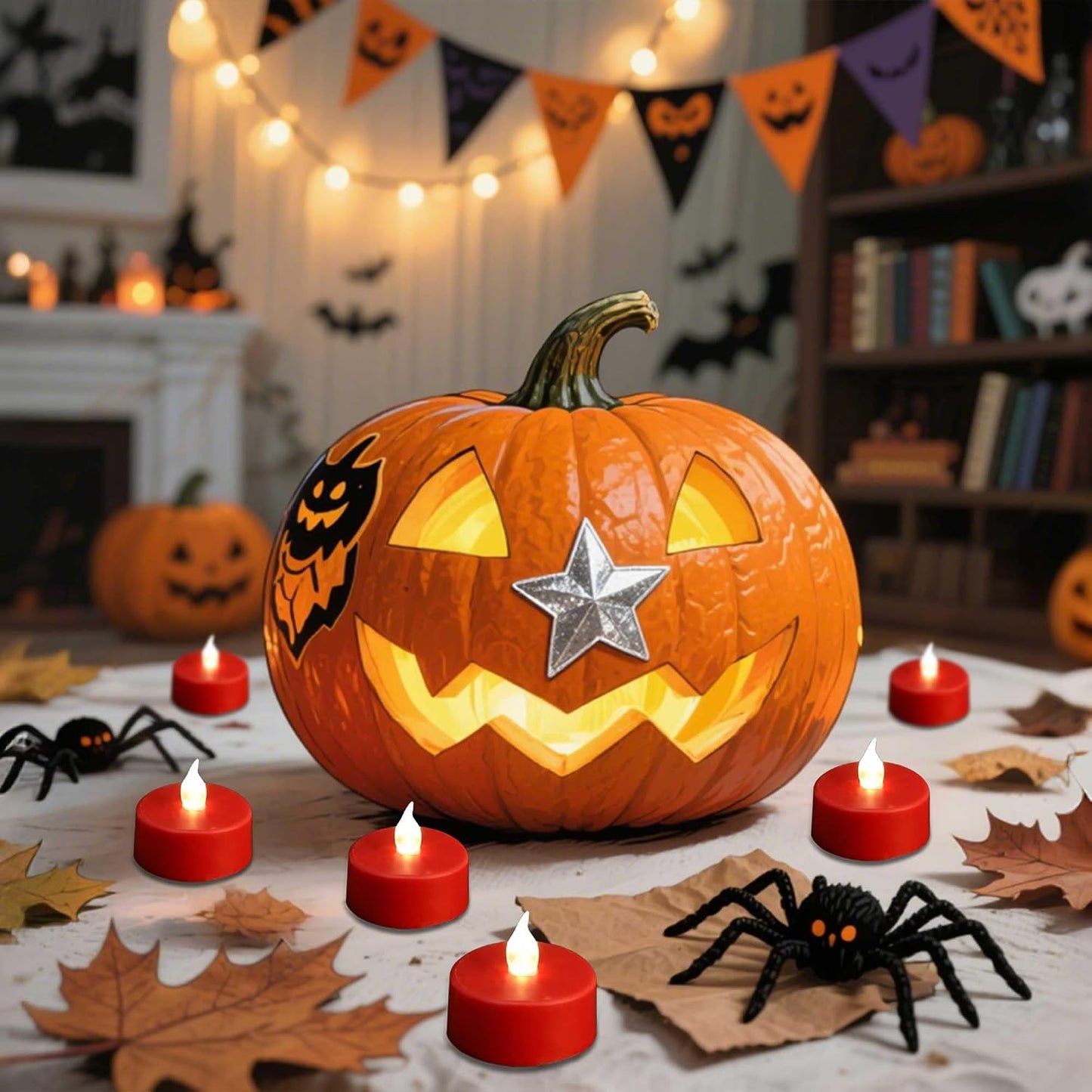 Velas LED té sin llama control remoto para hogar Halloween