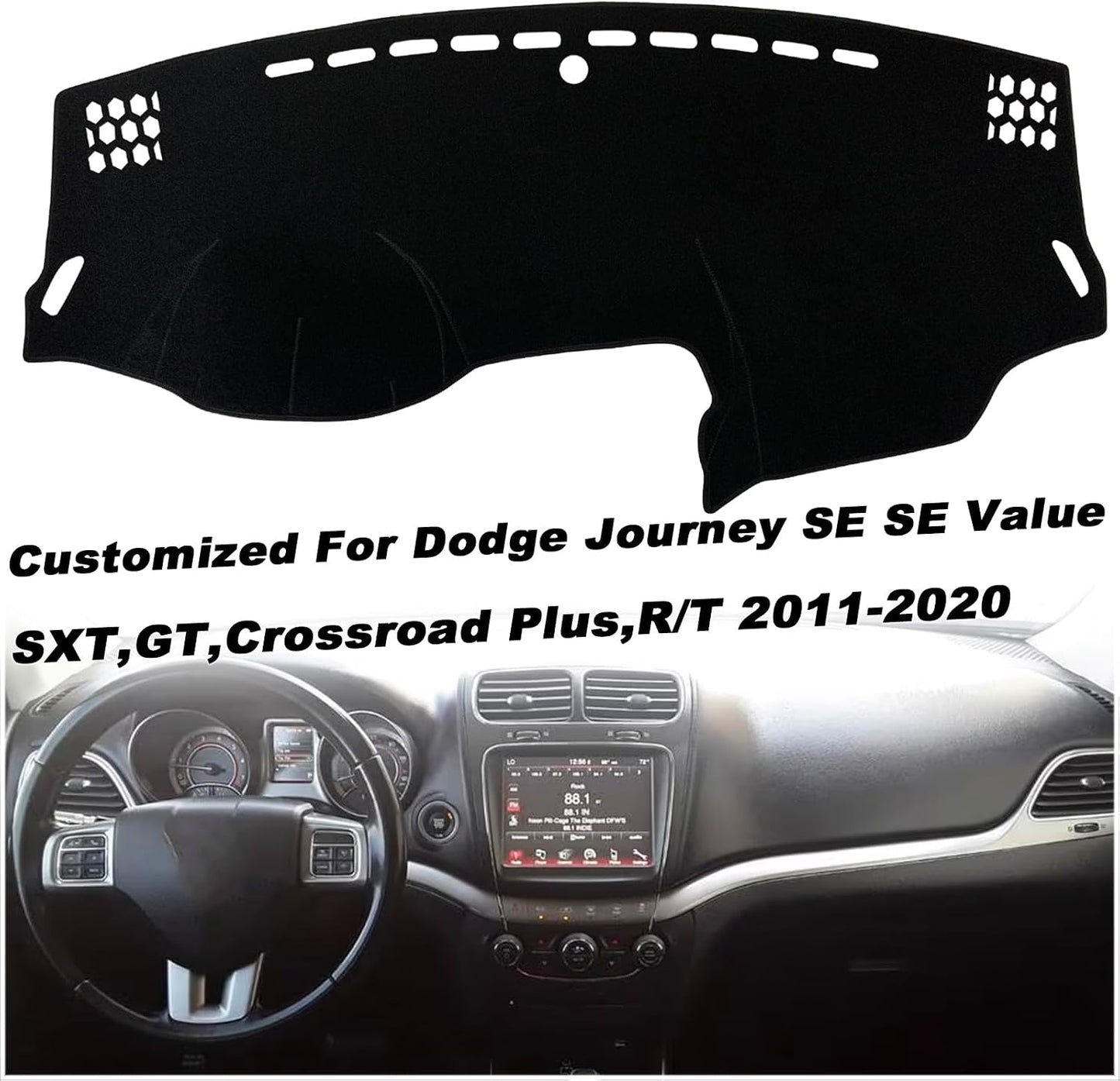 Cubierta alfombrilla consola Dodge Journey personalizada
