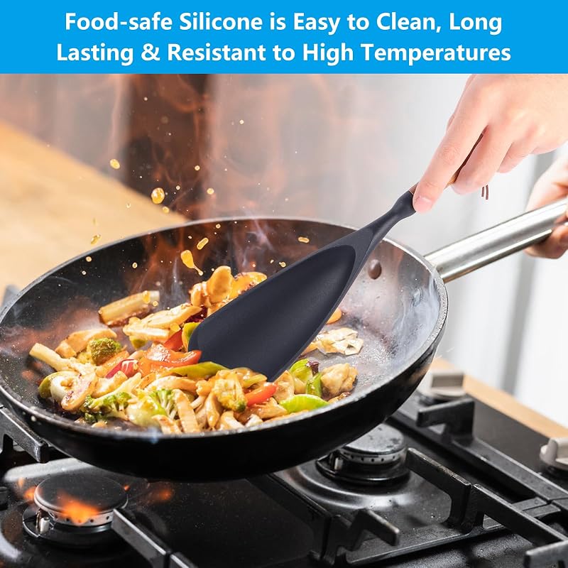 Juego cuchara espátula silicona cocina hornear servir